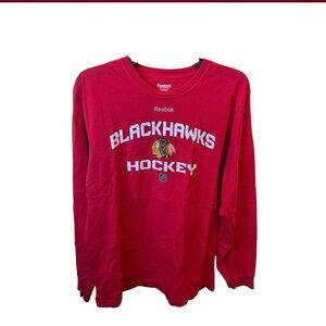 Blackhawks Hockey men's large - Reebok